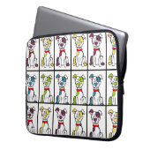 Pitbull Laptop Sleeve (Vorderseite Links)