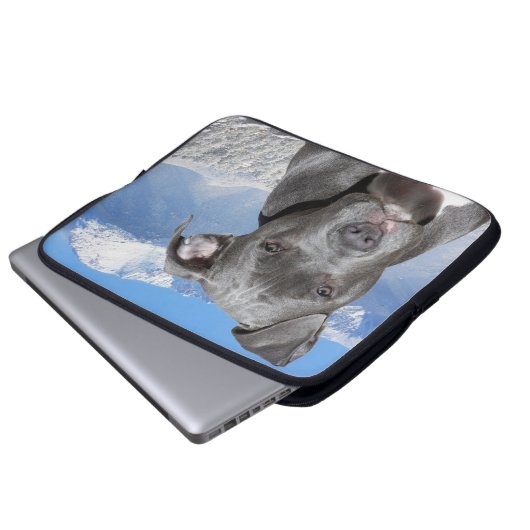 Pitbull Laptopschutzhülle (Vorne Knopf)