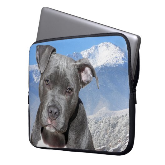 Pitbull Laptopschutzhülle (Vorderseite Links)