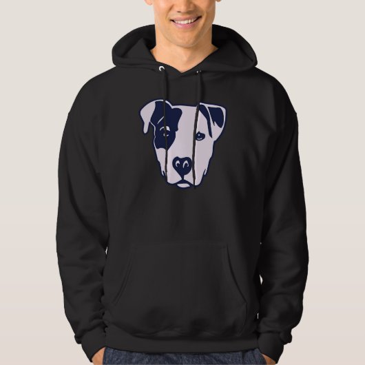 Pitbull-Liebe 30 Hoodie (Vorderseite)