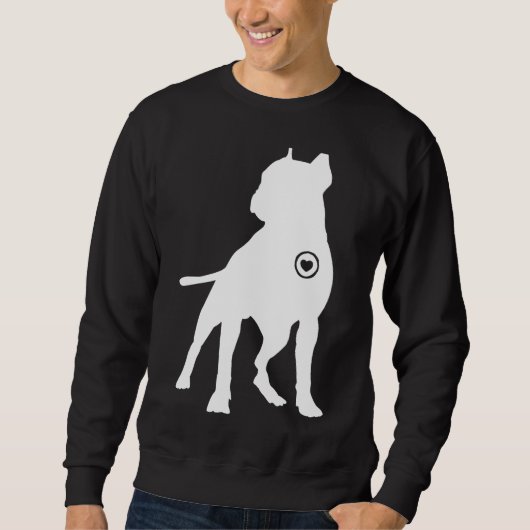 Pitbull Liebe Classic 313 Sweatshirt (Vorderseite)