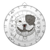 Pitbull Liebe Dartboard Dartscheibe (vorne)