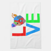 Pitbull Liebe Handtuch (Vertikal)
