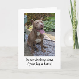 Pitbull Liebe Ich denke an Dich Karte