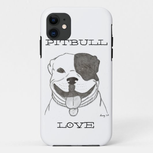 Pitbull Liebe iPhone 5 Extreme Fall Case-Mate iPhone Hülle (Rückseite)