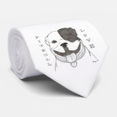 Pitbull Liebe Krawatte (Gerollt)