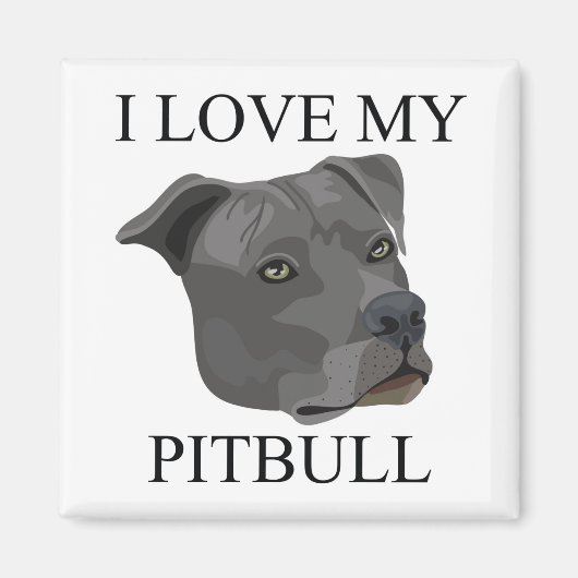 PITBULL Liebe! Magnet (Vorne)
