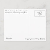 Pitbull Liebe Postkarte (Rückseite)