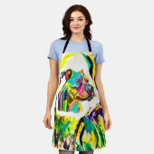 Pitbull-Liebe-Schürze Schürze (Getragen)