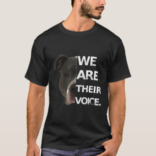 Pitbull Liebe Shirt Wir sind ihre Stimme Hund lieb