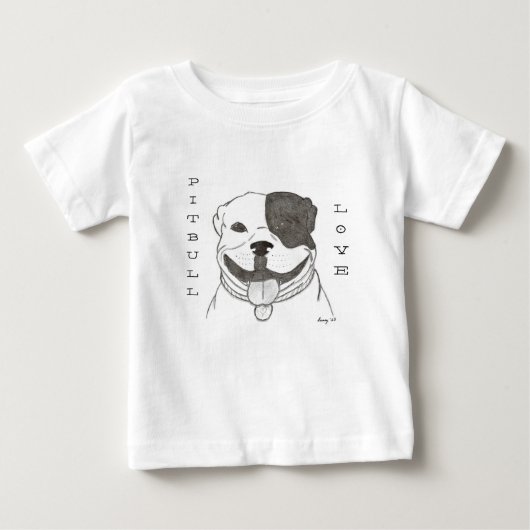 Pitbull Liebe Shirts (Vorderseite)
