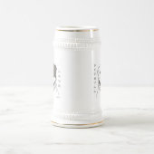 Pitbull Liebe Stein Bierglas (Mittel)