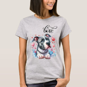 Pitbull-Liebe T-Shirt