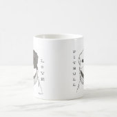 Pitbull-Liebe-Tasse Verwandlungstasse (Mittel)