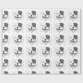 Pitbull Liebe-Verpackungs-Papier Geschenkpapier (Flach)