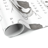 Pitbull Liebe-Verpackungs-Papier Geschenkpapier (Rolleneckpunkt)