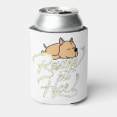 Pitbull-Liebhaber der Ruhige Pitwand Dosenkühler (Kanne Rückseite)