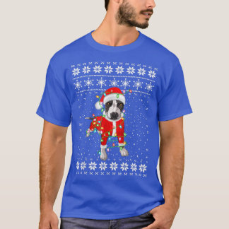 Pitbull Liebhaber hässlicher Weihnachten Sweater L T-Shirt