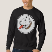 Pitbull Lover 75 Sweatshirt (Vorderseite)
