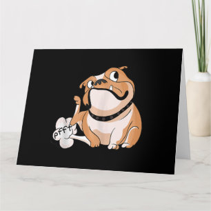 Pitbull Lover Funny Bulldog Hund Mama Lover Karte