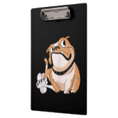 Pitbull Lover Funny Bulldog Hund Mama Lover Klemmbrett (Links)