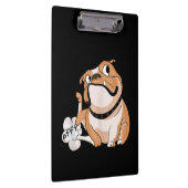 Pitbull Lover Funny Bulldog Hund Mama Lover Klemmbrett (Rechts)