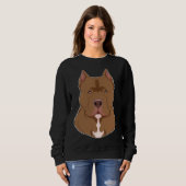 Pitbull Lover I Dog Lover I Pitbull Sweatshirt (Vorne ganz)
