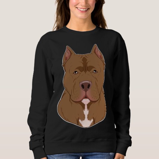 Pitbull Lover I Dog Lover I Pitbull Sweatshirt (Vorderseite)