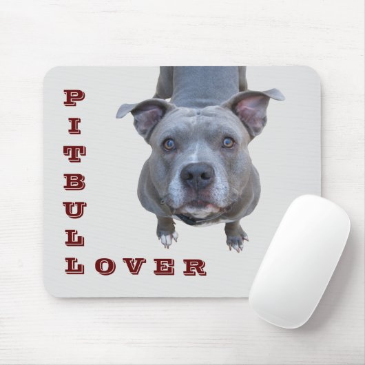 Pitbull Lover Mousepad (Mit Mouse)