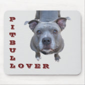 Pitbull Lover Mousepad (Vorne)