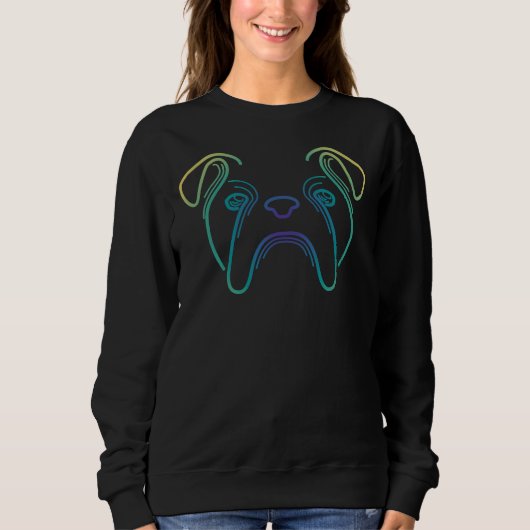 Pitbull Lovers Sweatshirt (Vorderseite)