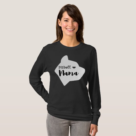 Pitbull Mama 323 T-Shirt (Vorne ganz)