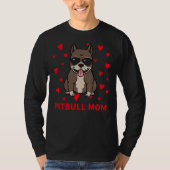 Pitbull-Mama 332 T-Shirt (Vorderseite)