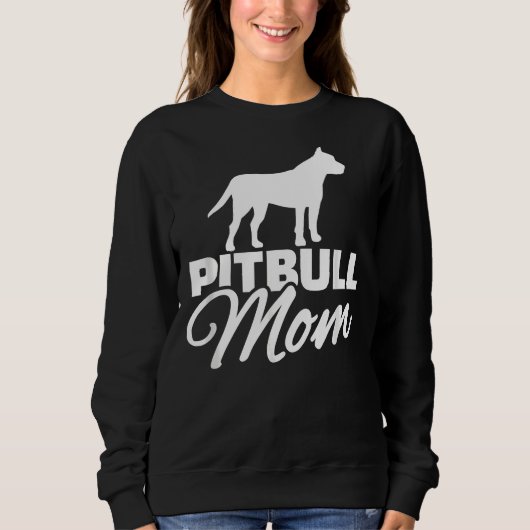 Pitbull-Mama 341 Sweatshirt (Vorderseite)