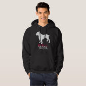 Pitbull-Mama 51 Hoodie (Vorne ganz)