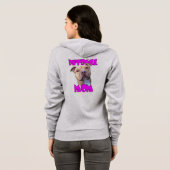 Pitbull Mama Hoodie (Schwarz voll)