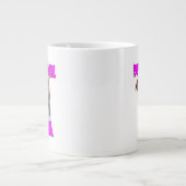 Pitbull Mama-Hund Jumbo-Tasse (Vorderseite)