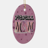 Pitbull MAMA Keramikornament (Rechts)