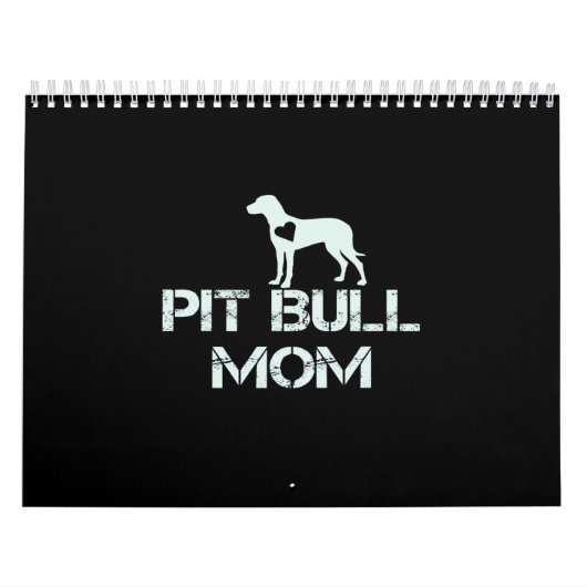 Pitbull Mama Liebe Welpen so viel Kalender (Titelbild)