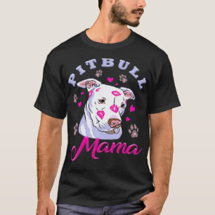 Pitbull-Mama mit Niedlichem Mitleid, Pitbullmam T-Shirt