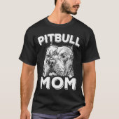 Pitbull Mama Pit Bull Mama für Pit Bull Mama neu T-Shirt (Vorderseite)