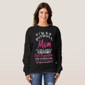 Pitbull Mama Pit Bull Terrier Sweatshirt (Vorne ganz)