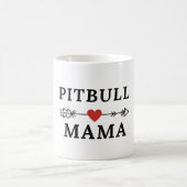 Pitbull Mama Pittie Mama Niedlich Pit Bull Kaffeetasse (Mittel)
