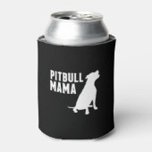 Pitbull Mama Silhouette Dosenkühler (Kanne Vorderseite)
