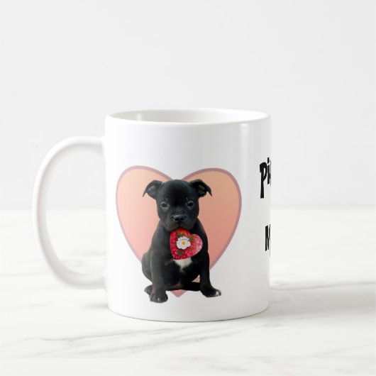 Pitbull Mamma-Tasse Kaffeetasse (Links)