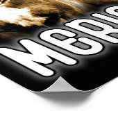 Pitbull Merica Patriotic Dog Pit Bull Patriot Poster (Ecke)