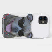 Pitbull mit Gläsern Case-Mate iPhone Hülle (Rückseite (Horizontal))