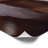 Pitbull mit Weihnachtsmann Weihnachten Poster (Ecke)