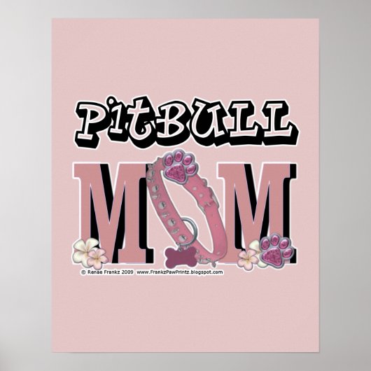 Pitbull MOM Poster (Vorne)