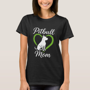 Pitbull-Mutter-Hundeliebhaberin Süßes Herz Haust T-Shirt